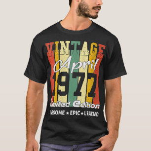 Camiseta Womens Vintage Edición Limitada Decoración de cump