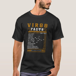Camiseta Womens Virgo Facts Zodiac Sign Birthday Born July