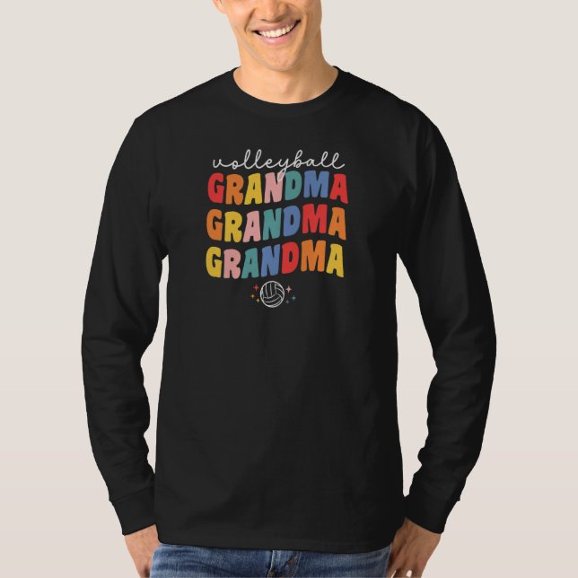 Camiseta Womens Volleyball Ball Grandma Nana For Women Groo (Anverso)