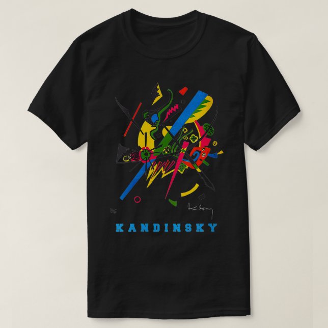 Camiseta Womens Wassily Kandinsky Abstract Art Small Worlds (Diseño del anverso)