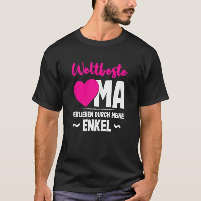 Camiseta Womens Weltbeste Oma Ehrentitel Verliehen Durch Me (Anverso)