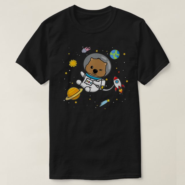 Camiseta Womens Wombat VNeck (Diseño del anverso)