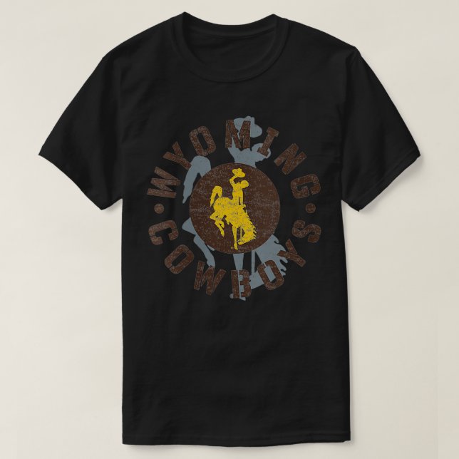 Camiseta Womens Wyoming VNeck (Diseño del anverso)