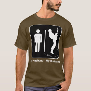 Camiseta Womens Your Hus My Hus RockGuitar print
