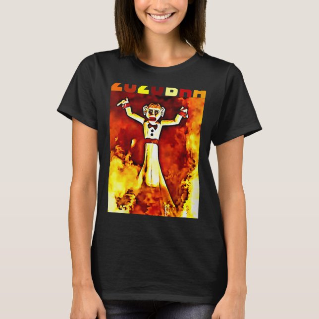 Camiseta Womens Zozobra Fiestas De Sante Fe New Mexico Old  (Anverso)