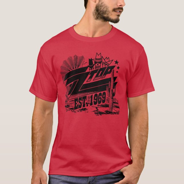 Camiseta Womens ZZop Est 1969our VNeck friends (Anverso)