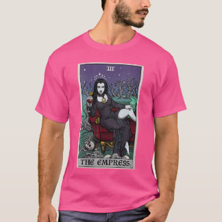 Camiseta Womenshe Empressarot Card Halloween Vampire Gothic