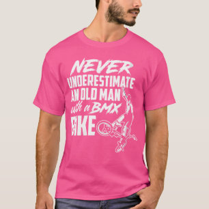 Camiseta Won Funny Old Man Bmx Bicicleta Bicicleta Biciclet