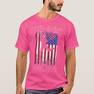 Camiseta Won Tennis Mom Diversión Patriótico Bandera Estado