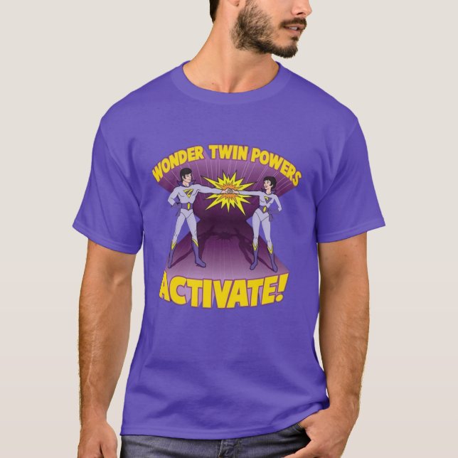 Camiseta Wonder Twins (Anverso)