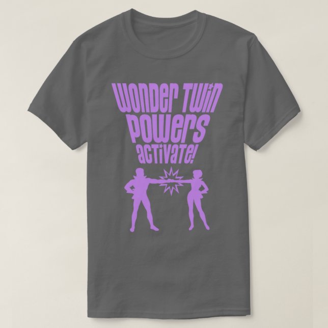 CAMISETA WONDER TWINS 3 (Diseño del anverso)