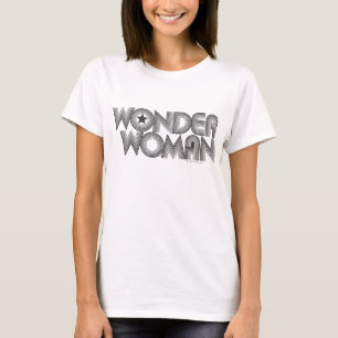Camiseta Wonder Woman B&W Logo 3
