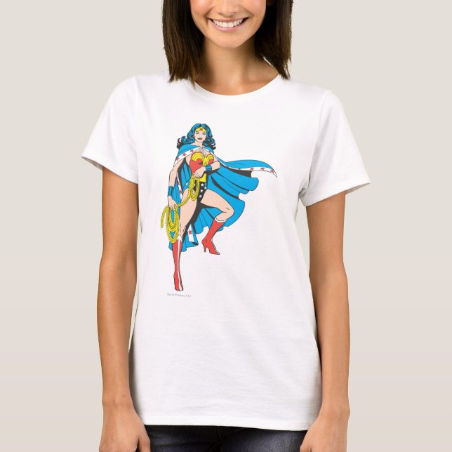 Camiseta Wonder Woman Cape (Anverso)