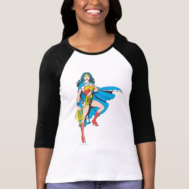 Camiseta Wonder Woman Cape (Anverso)