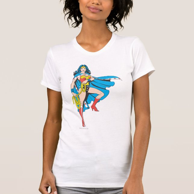 Camiseta Wonder Woman Cape (Anverso)