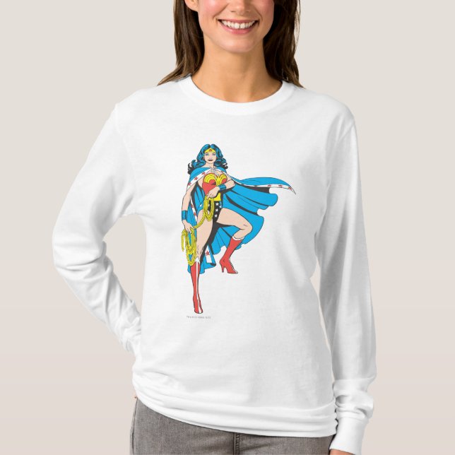 Camiseta Wonder Woman Cape (Anverso)