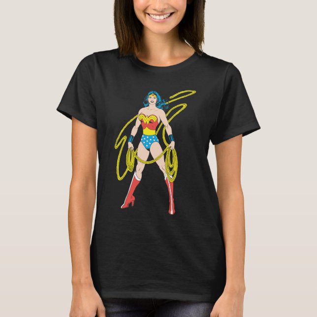 Camiseta Wonder Woman Holds Lasso 5 (Anverso)