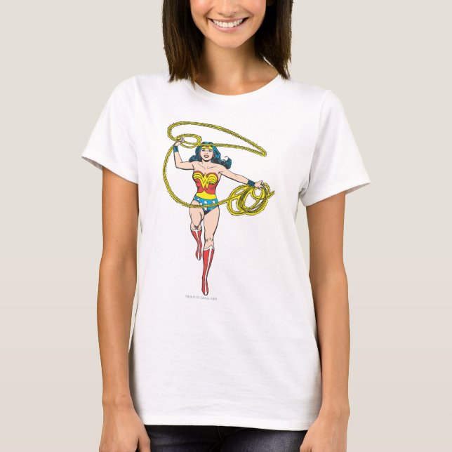 Camiseta Wonder Woman Lasso over Head (Anverso)