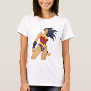 Camiseta Wonder Woman Retro City Sunburst