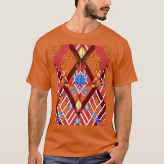 Camiseta Wonderful Music Blue Summer Vibes Geometric Romant