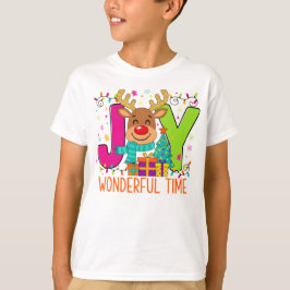 Camiseta "Wonderful Time Reindeer Tee"