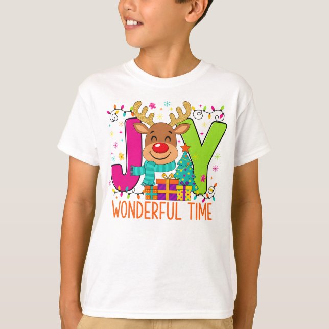Camiseta "Wonderful Time Reindeer Tee" (Anverso)