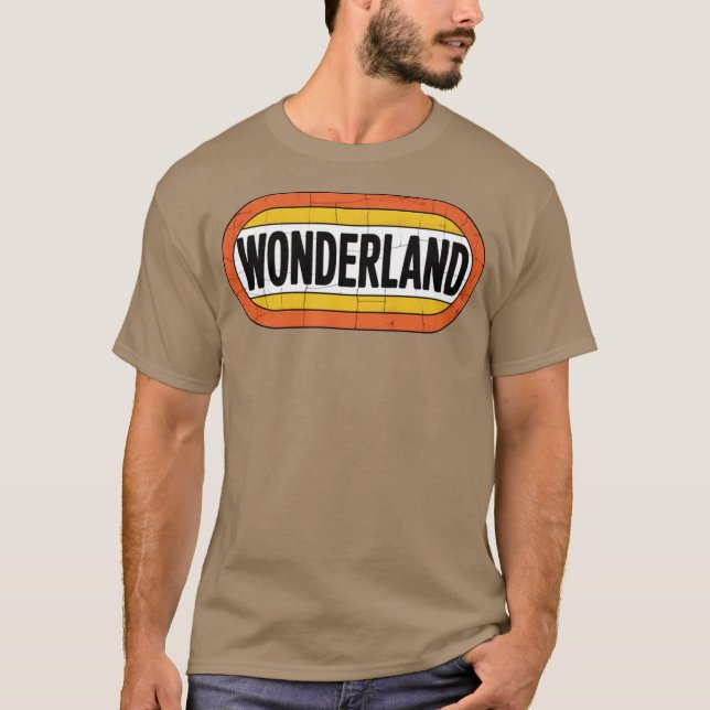 Camiseta Wonderland Park Revere, MAMÁES Vintage Mens & Wome (Anverso)