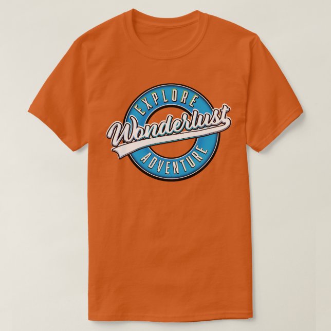 Camiseta wonderlust explorar aventura 1 (Diseño del anverso)