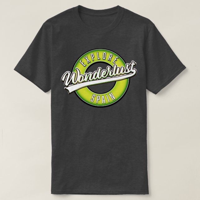 Camiseta Wonderlust Explore Spain (Diseño del anverso)