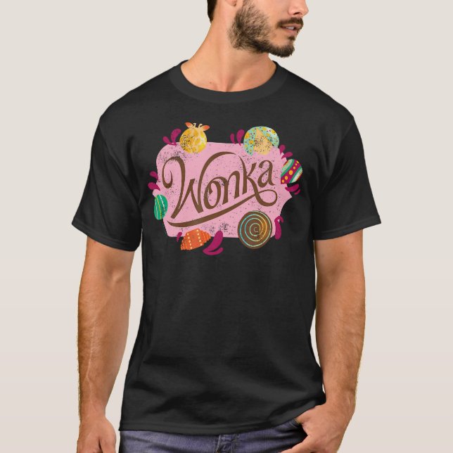 Camiseta Wonka - Candy con logotipo (Anverso)