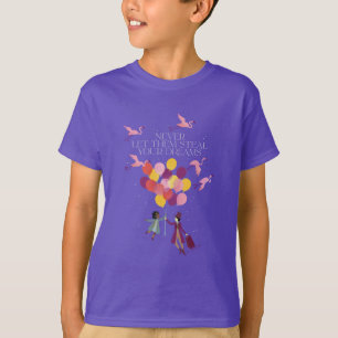 Camiseta Wonka "Nunca dejes que roban tus sueños"