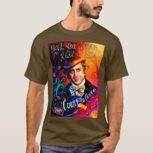 Camiseta Wonka y fanart de chocolate