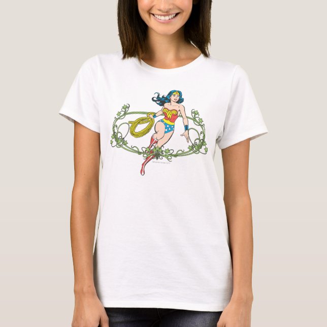 Camiseta Wonman Green Vines (Anverso)