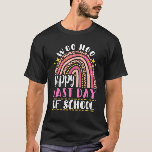 Camiseta Woo Hoo Feliz El Último Día Del Colegio Divertido