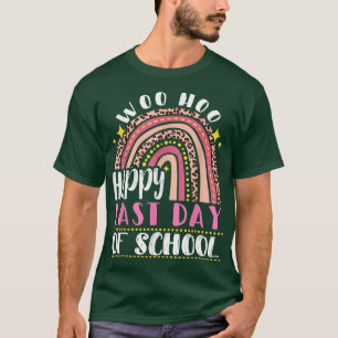 Camiseta Woo Hoo Feliz último día de escuela: enseñanza div
