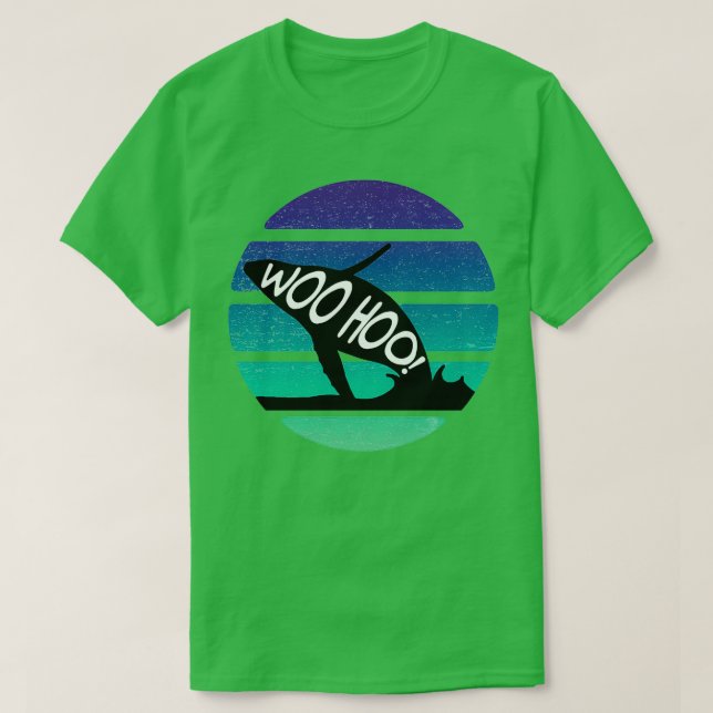 Camiseta Woo Hoo Whale (Diseño del anverso)
