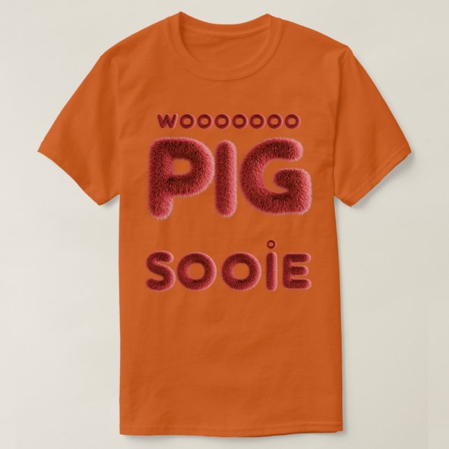 Camiseta Woo Pig FUZZY WUZZY (Diseño del anverso)