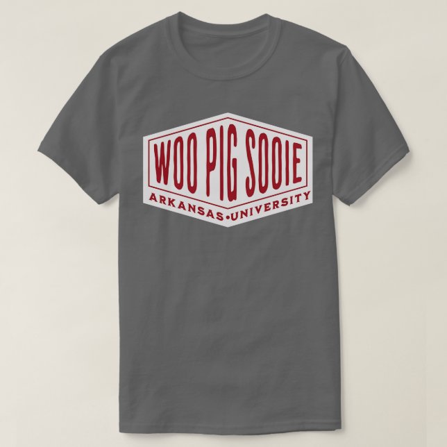 Camiseta Woo Pig Sooie Banner (Diseño del anverso)