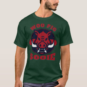 Camiseta Woo Pig Sooie en rojo