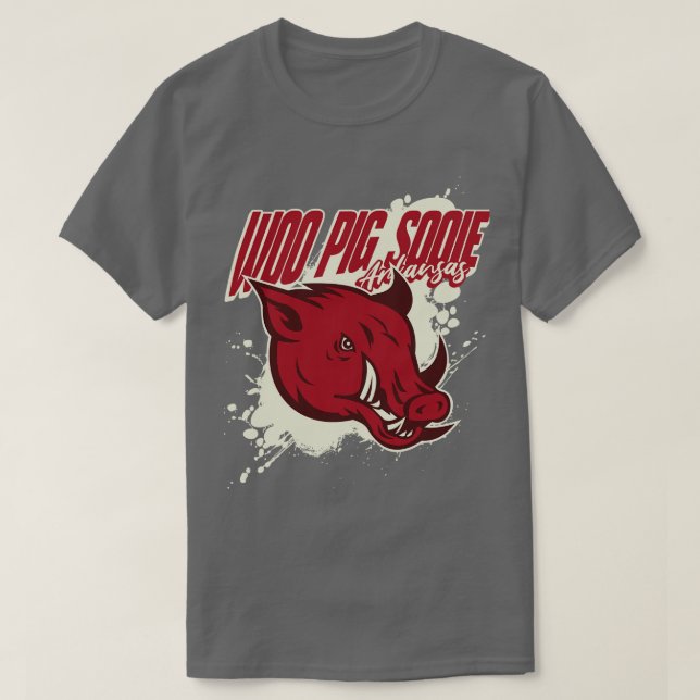 Camiseta Woo Pig Sooie Splash 1 (Diseño del anverso)