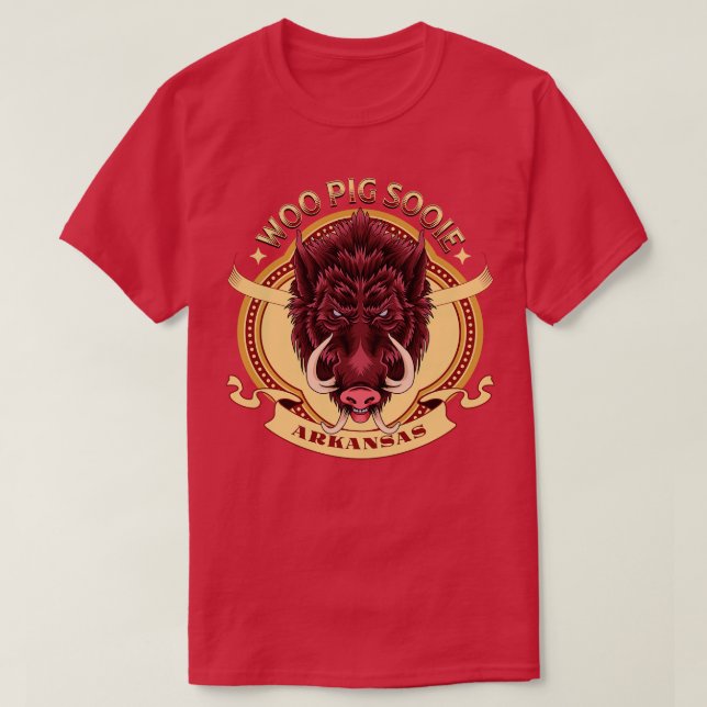 Camiseta Woo Pig Sooie Wild Boar (Diseño del anverso)