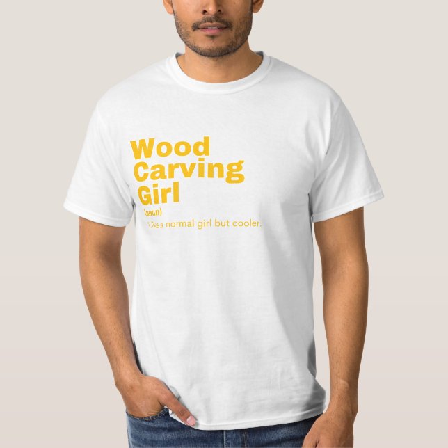 Camiseta Wood Carving (Anverso)