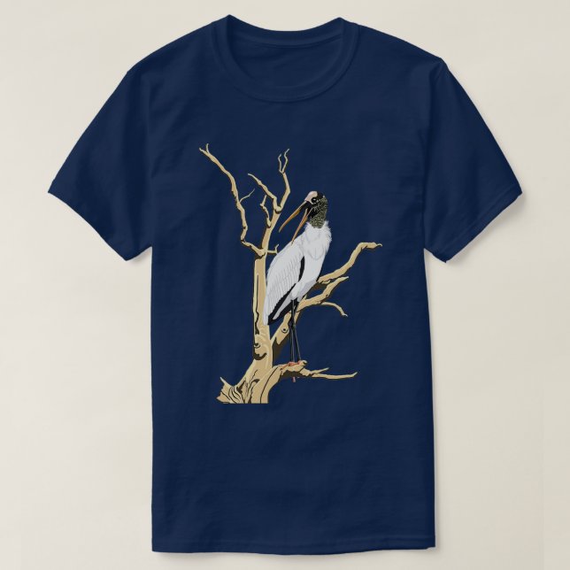 Camiseta Wood Stork (Diseño del anverso)