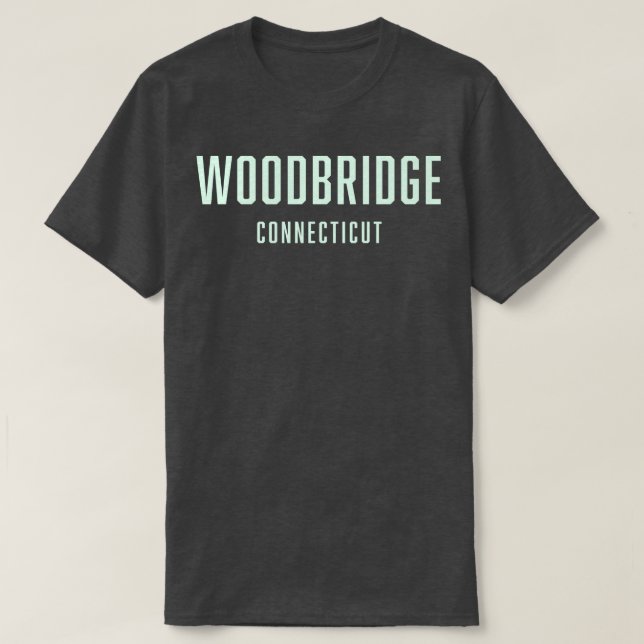 Camiseta Woodbridge Connecticut TShirt (Diseño del anverso)