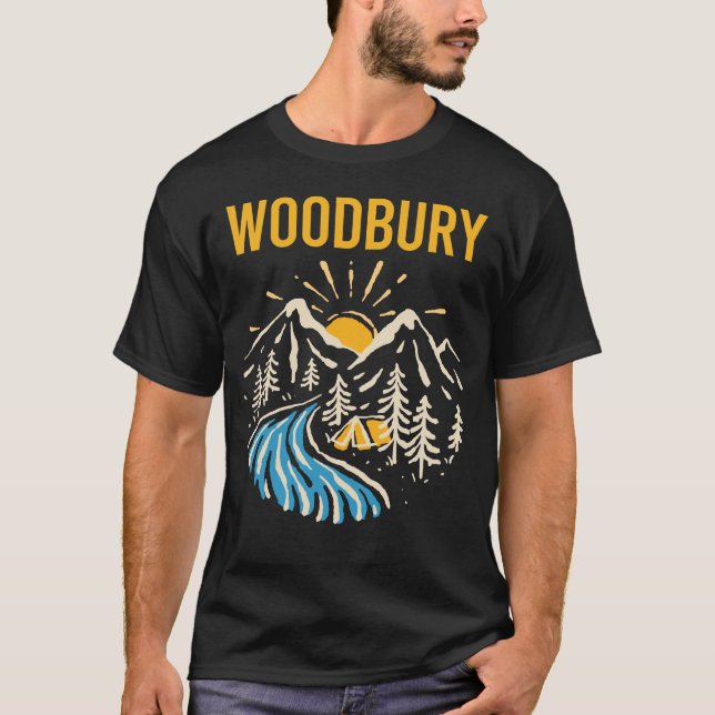Camiseta Woodbury, paisaje natural (Anverso)