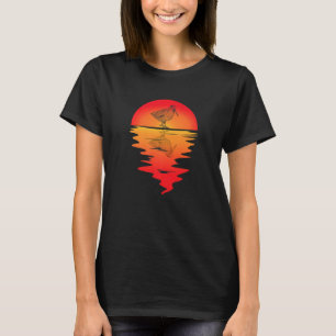Camiseta Woodcock Bird Vintage Sunset Timberdoodle Woodcock