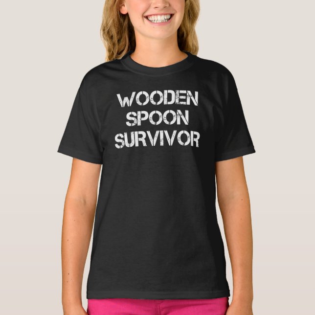 Camiseta Wooden Spoon Survivor (Anverso)
