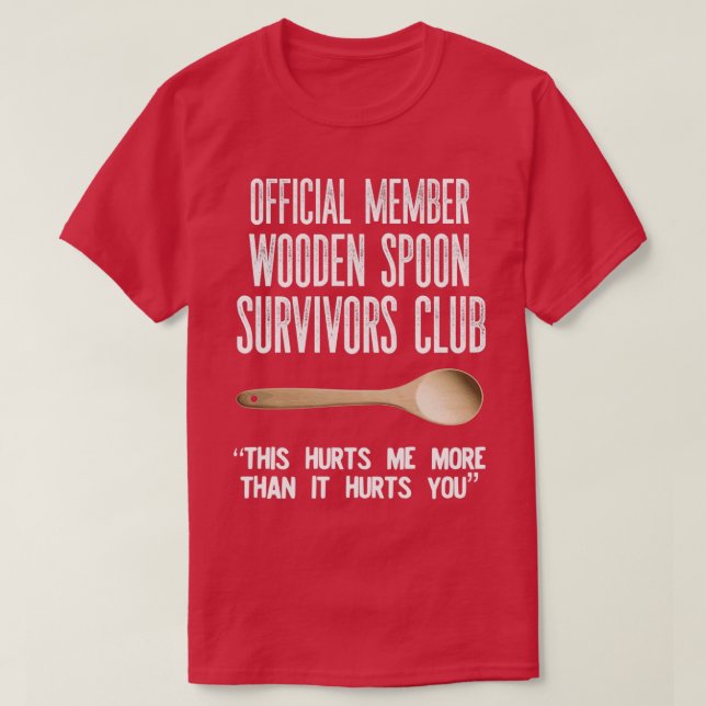 Camiseta Wooden Spoon Survivors Club  (Diseño del anverso)