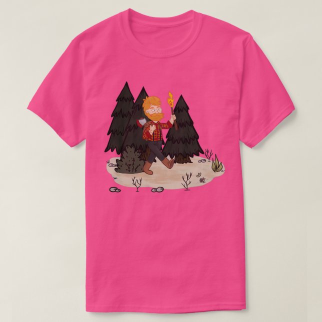 Camiseta Woodie in the Woods (Diseño del anverso)