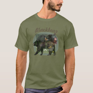 Camiseta Woodland de oso negro